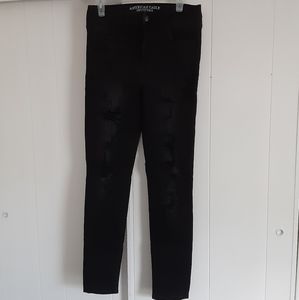 Size 12 Long AE distressed jeans